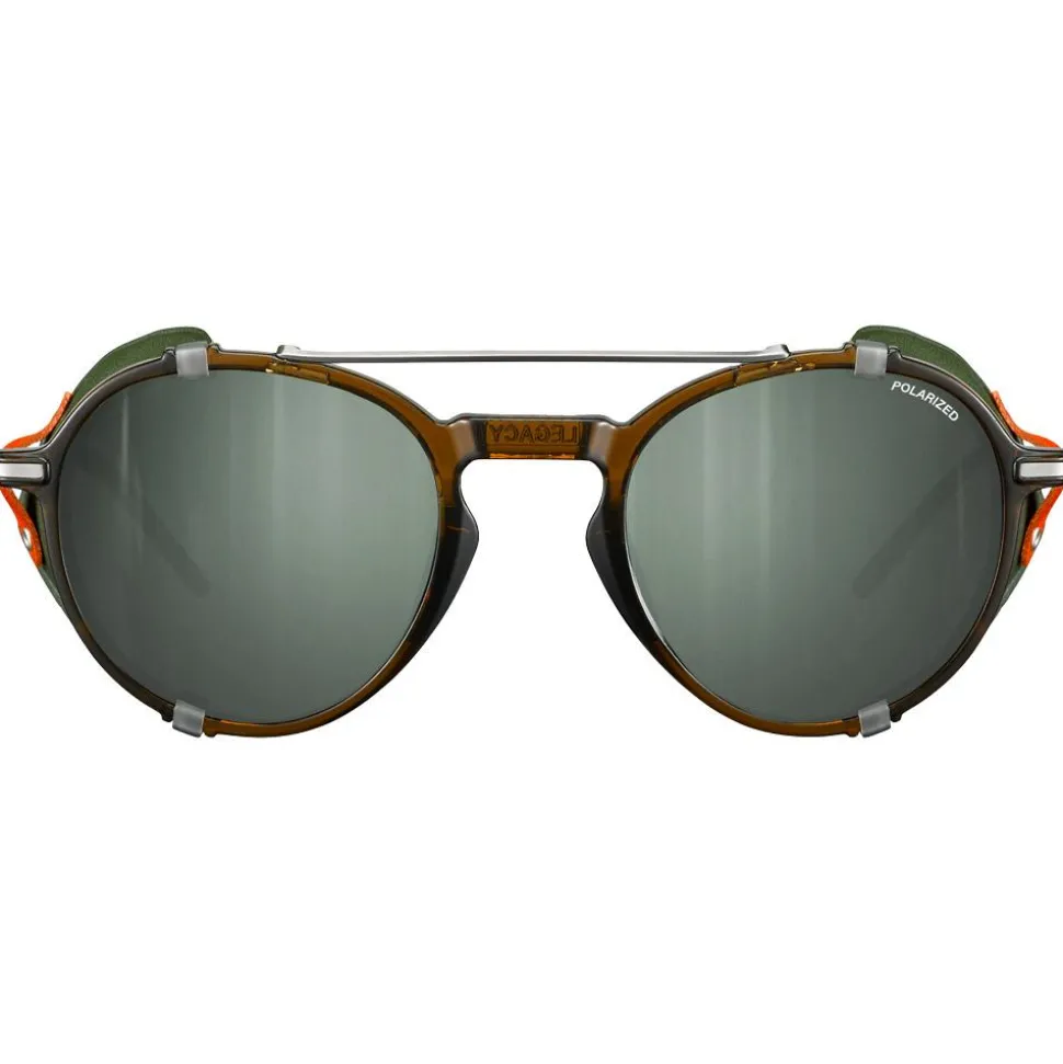 Lunettes de soleil Julbo Legacy Translucide Brillant Marron Kaki Orange Spectron 3 Polarized