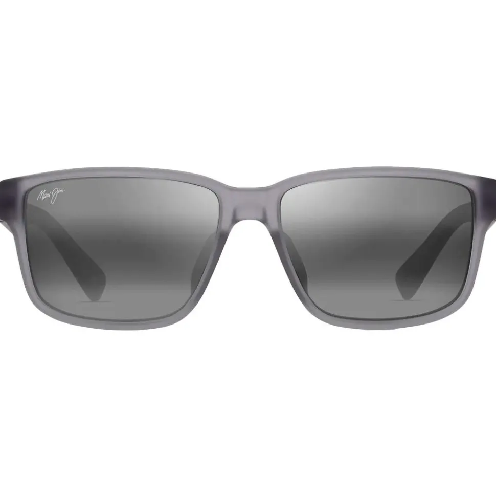 Lunettes de soleil Maui Jim Kuniahi Asian Fit Matte Transparent Grey Neutral Grey MauiPure