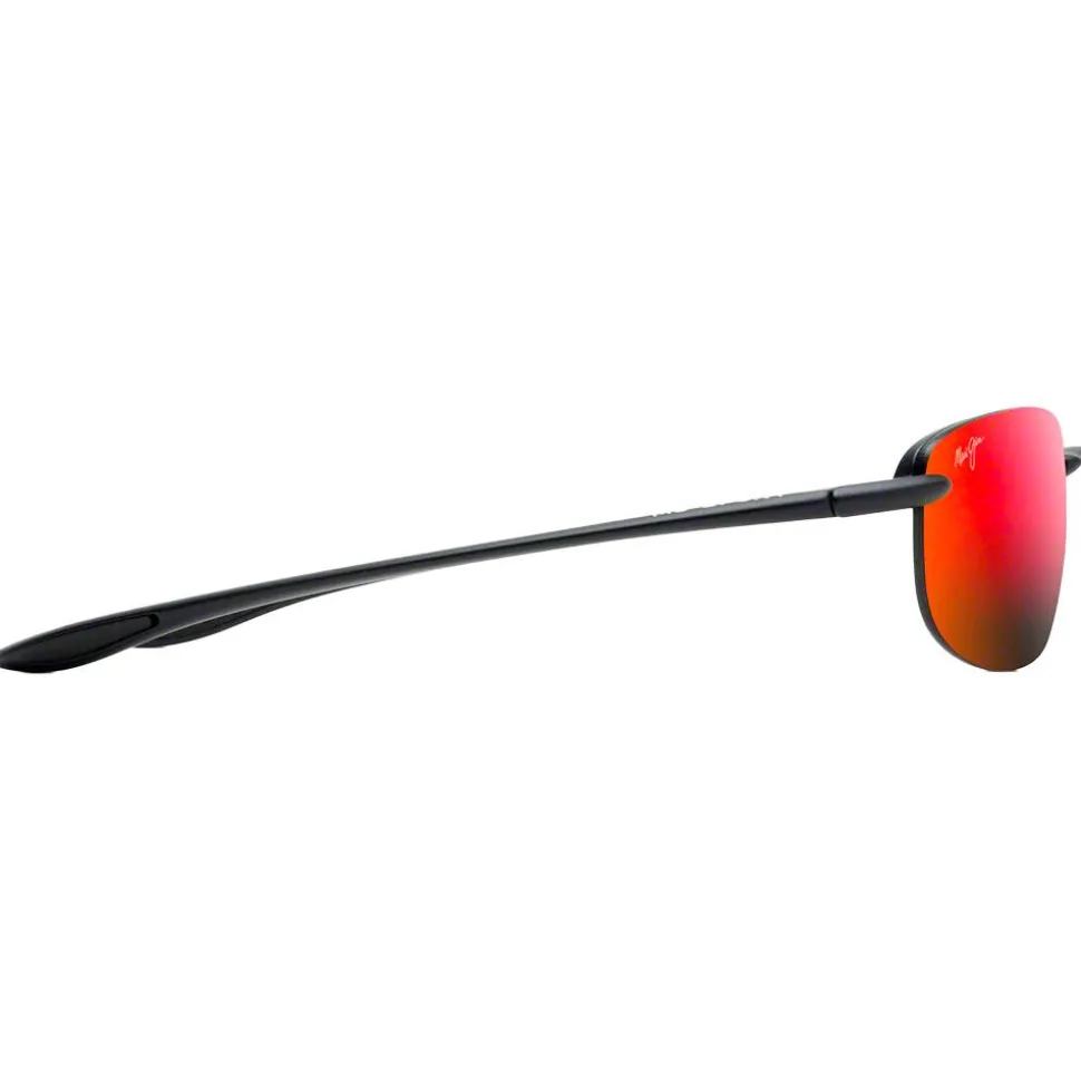 Lunettes de soleil Maui Jim Hookipa Asian Fit Noir Mat Hawaii Lava MauiPure