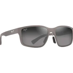 Lunettes de soleil Maui Jim Walewaha Asian Fit Metal Matte Grey Neutral Grey Mineral Superthin