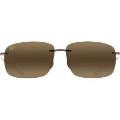 Lunettes de soleil Maui Jim Breakwall Noir Brillant Bronze