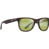 Lunettes de soleil Maui Jim Kikonia Shiny Melange Brown Havana Maui Ht Mineral Superthin