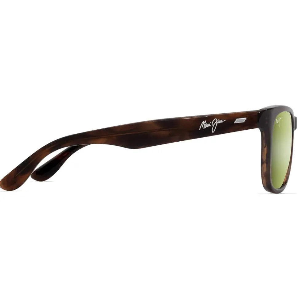 Lunettes de soleil Maui Jim Kikonia Shiny Melange Brown Havana Maui Ht Mineral Superthin