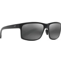 Lunettes de soleil Maui Jim Pokowai Arch Noir Matte Gris Neutre MauiPure