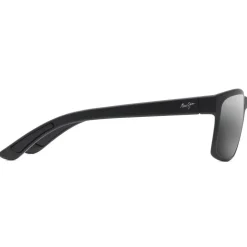 Lunettes de soleil Maui Jim Pokowai Arch Noir Matte Gris Neutre MauiPure