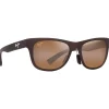 Lunettes de soleil Maui Jim Kapeau Metal Matte Brown Hcl Bronze Mineral Superthin