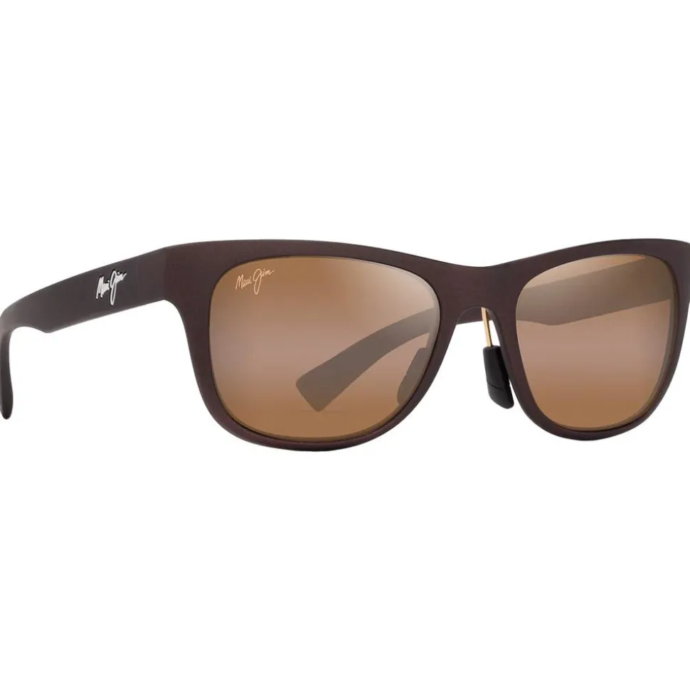 Lunettes de soleil Maui Jim Kapeau Metal Matte Brown Hcl Bronze Mineral Superthin
