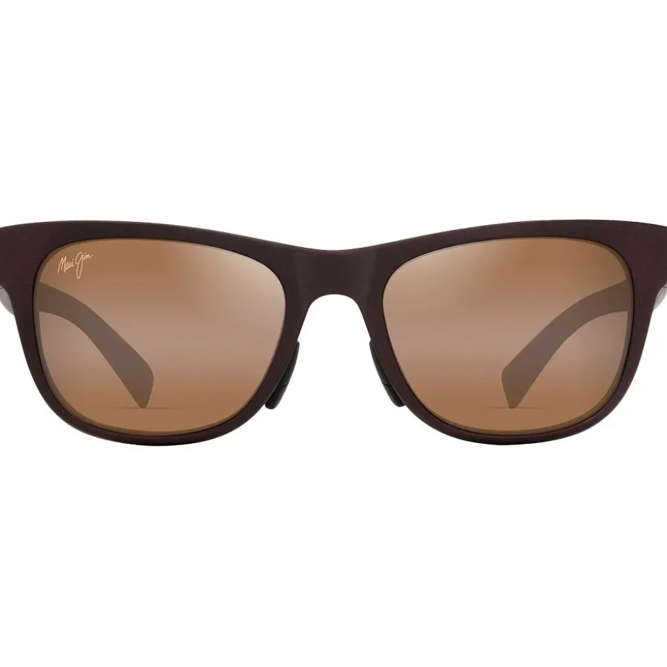 Lunettes de soleil Maui Jim Kapeau Metal Matte Brown Hcl Bronze Mineral Superthin