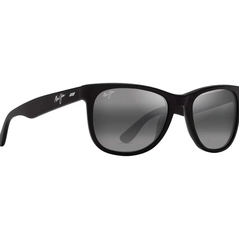 Lunettes de soleil Maui Jim Kikonia XL Matte Black Neutral Grey Mineral Superthin