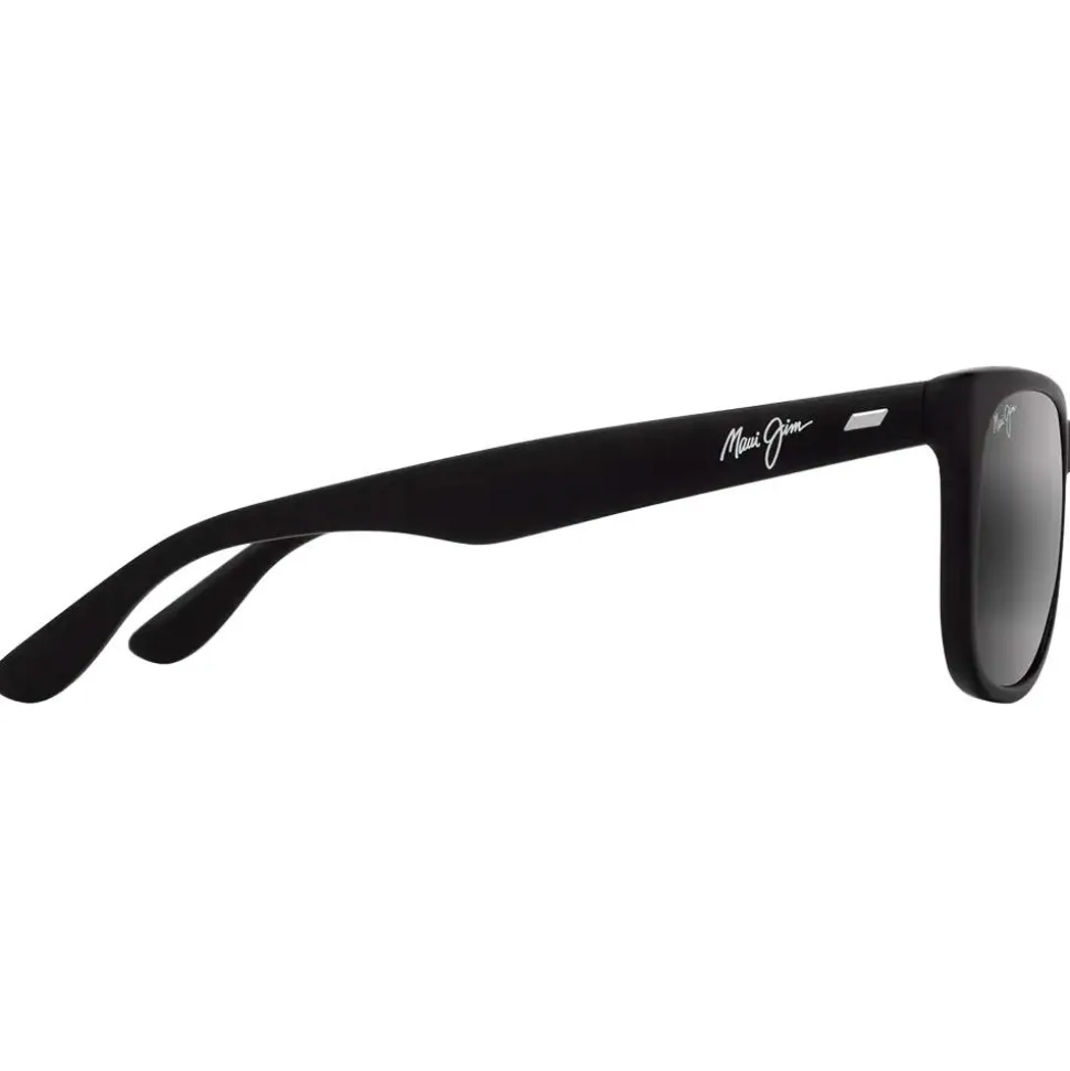 Lunettes de soleil Maui Jim Kikonia XL Matte Black Neutral Grey Mineral Superthin