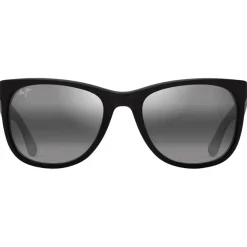 Lunettes de soleil Maui Jim Kikonia XL Matte Black Neutral Grey Mineral Superthin