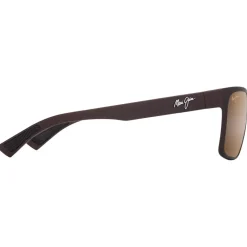 Lunettes de soleil Maui Jim Hoopili Metal Matte Brown Hcl Bronze Mineral Superthin