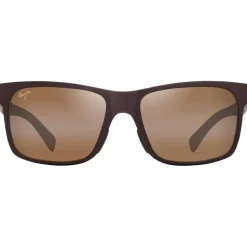 Lunettes de soleil Maui Jim Hoopili Metal Matte Brown Hcl Bronze Mineral Superthin