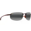 Lunettes de soleil Maui Jim Hookipa Ecaille Gris Neutre MauiPure