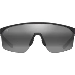 Lunettes de soleil Maui Jim Pāluna Asian Fit Matte Black Neutral Grey MauiBrilliant