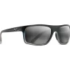 Lunettes de soleil Maui Jim Byron Bay Marlin Gris Neutre Minéral SuperThin