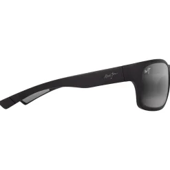 Lunettes de soleil Maui Jim Ano Nui Matte Black Neutral Grey Mineral Superthin