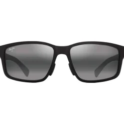 Lunettes de soleil Maui Jim Walewaha Asian Fit Matte Black Neutral Grey Mineral Superthin