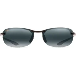 Lunettes de soleil Maui Jim Makaha Noir Brillant Gris Neutre Polycarbonate Bidegrade