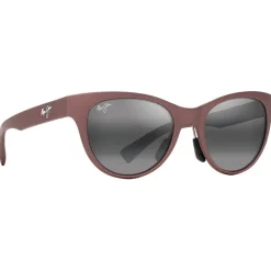 Lunettes de soleil Maui Jim Hulahe Metal Matte Dark Rose Neutral Grey Mineral Superthin