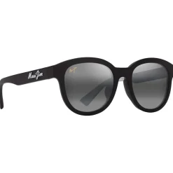 Lunettes de soleil Maui Jim Ihupani Asian Fit Noir Mat Gris Neutre MauiPure