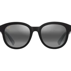 Lunettes de soleil Maui Jim Ihupani Asian Fit Noir Mat Gris Neutre MauiPure