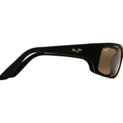 Lunettes de soleil Maui Jim Peahi Noir Mat Caoutchouc Hcl Bronze Minéral Superthin