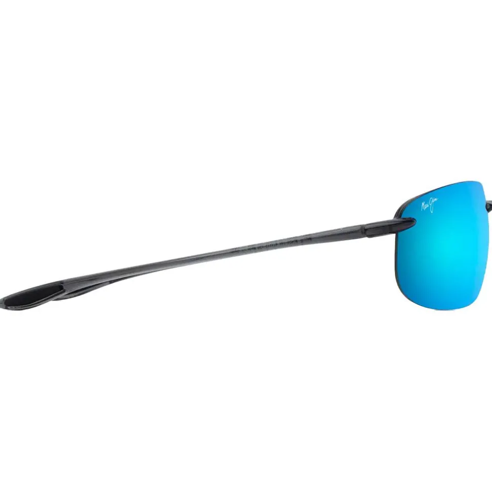 Lunettes de soleil Maui Jim Ho'okipa Xlarge Gris Translucide Blue Hawaii MauiPure