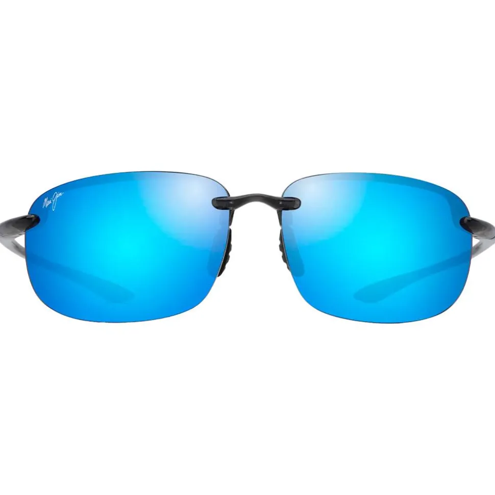 Lunettes de soleil Maui Jim Ho'okipa Xlarge Gris Translucide Blue Hawaii MauiPure