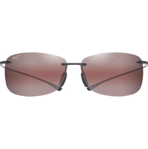 Lunettes de soleil Maui Jim Akau Black Gloss Mauipure Lt Maui Rose