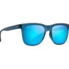 Lunettes de soleil Maui Jim Pehu Marine Mat Bleu Hawaï MauiPure