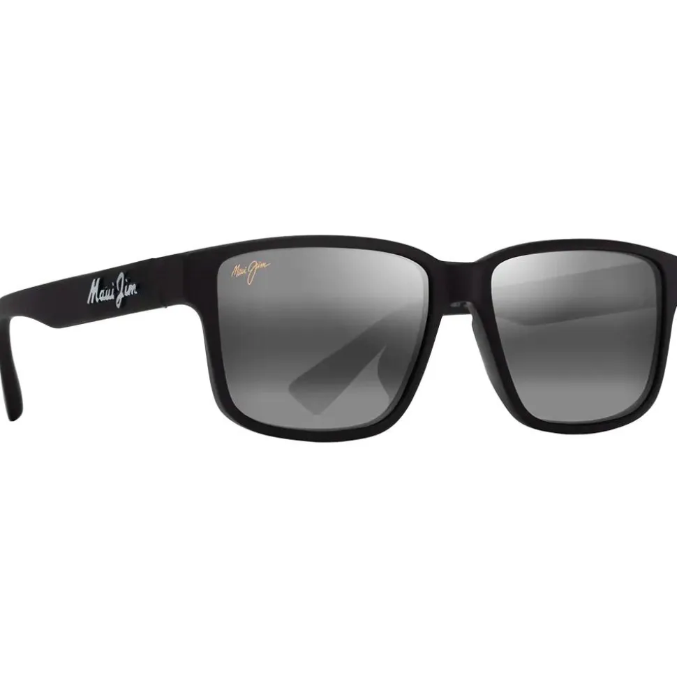 Lunettes de soleil Maui Jim Kuniahi Asian Fit Matte Black Neutral Grey MauiPure