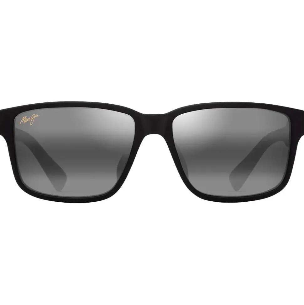 Lunettes de soleil Maui Jim Kuniahi Asian Fit Matte Black Neutral Grey MauiPure