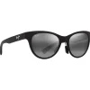 Lunettes de soleil Maui Jim Hulahe Matte Black Neutral Grey Mineral Superthin