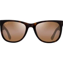Lunettes de soleil Maui Jim Kikonia XL Shiny Dark Havana Hcl Bronze Mineral Superthin