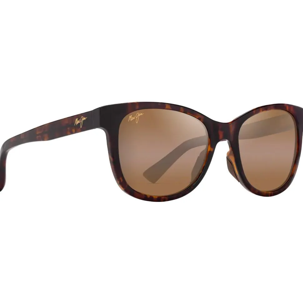 Lunettes de soleil Maui Jim Kiopa'a Havane Foncé Mat Bronze Hcl Minéral Superthin