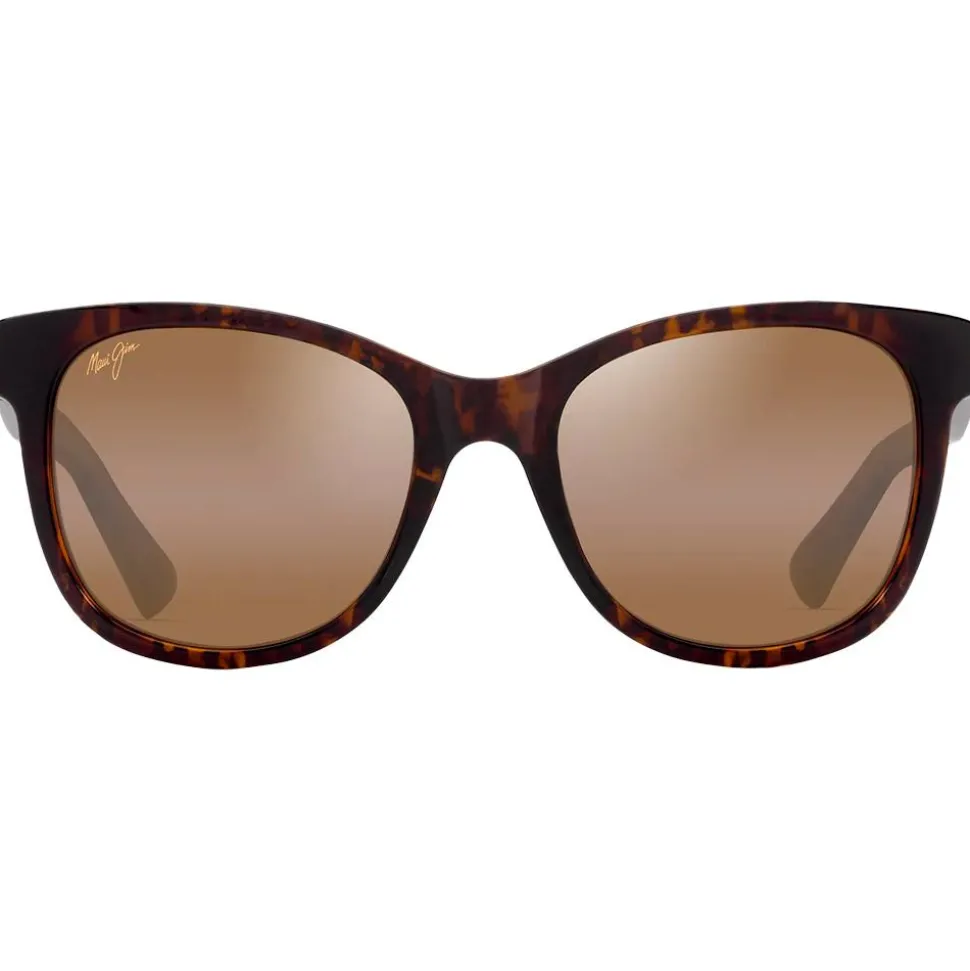Lunettes de soleil Maui Jim Kiopa'a Havane Foncé Mat Bronze Hcl Minéral Superthin