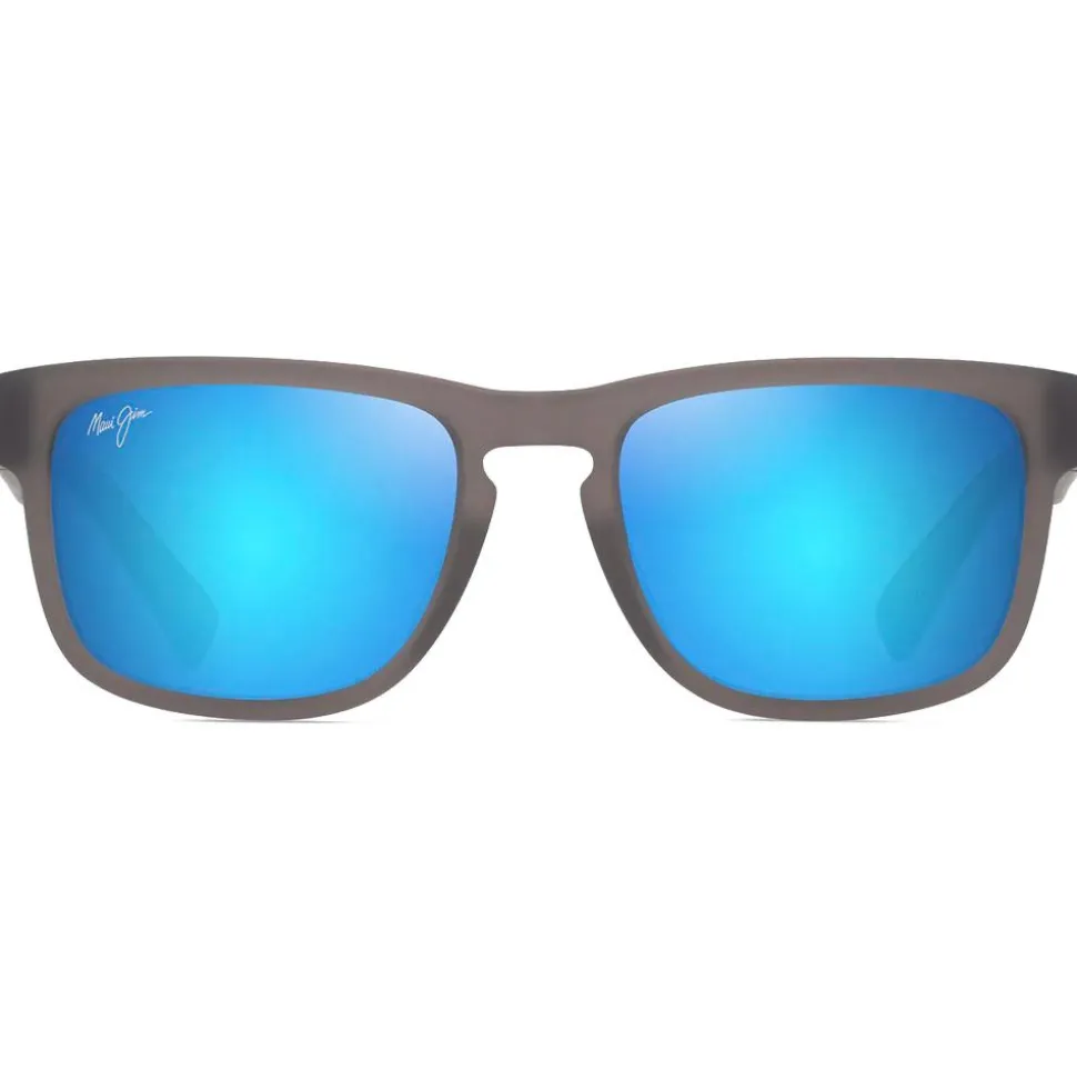 Lunettes de soleil Maui Jim Kupulau Matte Grey Translucide Blue Hawaii MauiPure