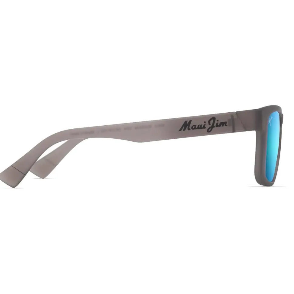 Lunettes de soleil Maui Jim Kupulau Matte Grey Translucide Blue Hawaii MauiPure
