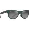 Lunettes de soleil Maui Jim Kapeau Metal Matte Green Neutral Grey Mineral Superthin
