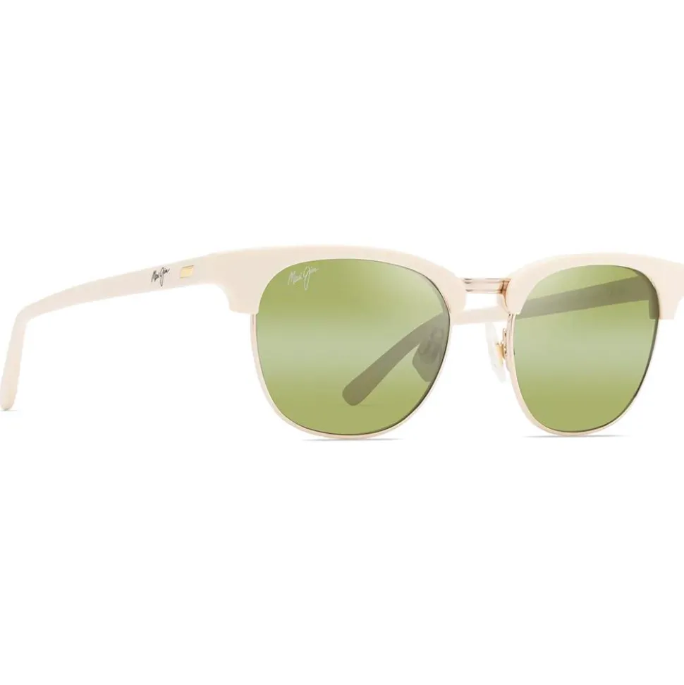 Lunettes de soleil Maui Jim Holomua Shiny Solid Ivory Maui Ht Mineral Superthin