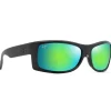 Lunettes de soleil Maui Jim Equator Noir Mat Olive MauiGreen Mineral SuperThin