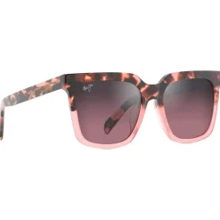 Lunettes de soleil Maui Jim Rooftops Tortue Rose Maui Rose Mineral Superthin