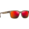 Lunettes de soleil Maui Jim Kopikala Mat Translucide Sand Hawaii Lava MauiPure