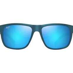 Lunettes de soleil Maui Jim Puakea Bleu arcelle Mat Bleu Hawaï Minéral Superthin