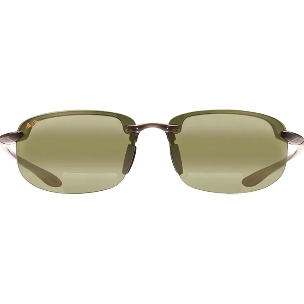 Lunettes de soleil Maui Jim Ho’okipa Reader 2,5 Gris Fumé Translucide Maui Ht MauiBrillant