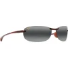 Lunettes de soleil Maui Jim Makaha Ecaille Gris Neutre MauiPure