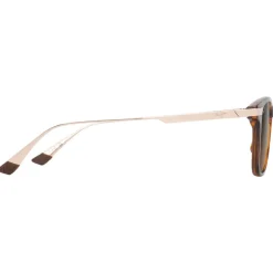 Lunettes de soleil Maui Jim Mana'olana Havane Foncé Brillant Doré Bronze Hcl MauiBrilliant