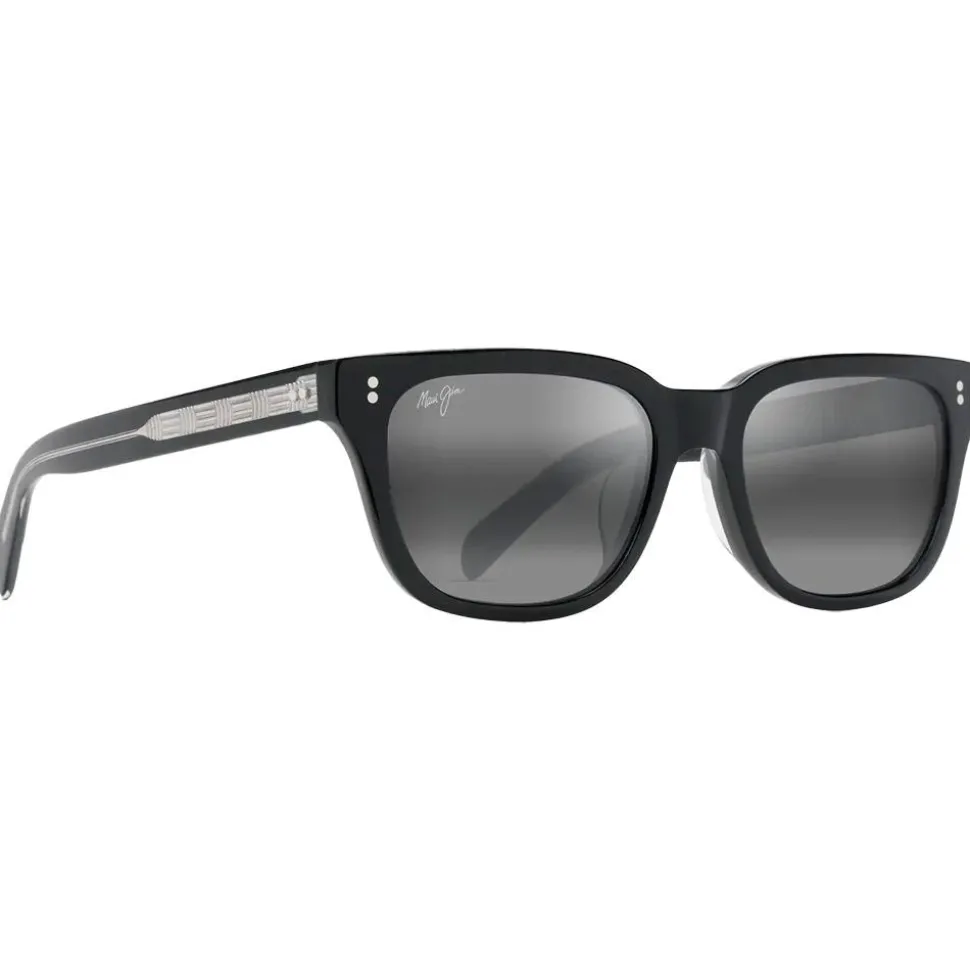 Lunettes de soleil Maui Jim Likeke Noir Crystal Neutral Grey Mineral Superthin