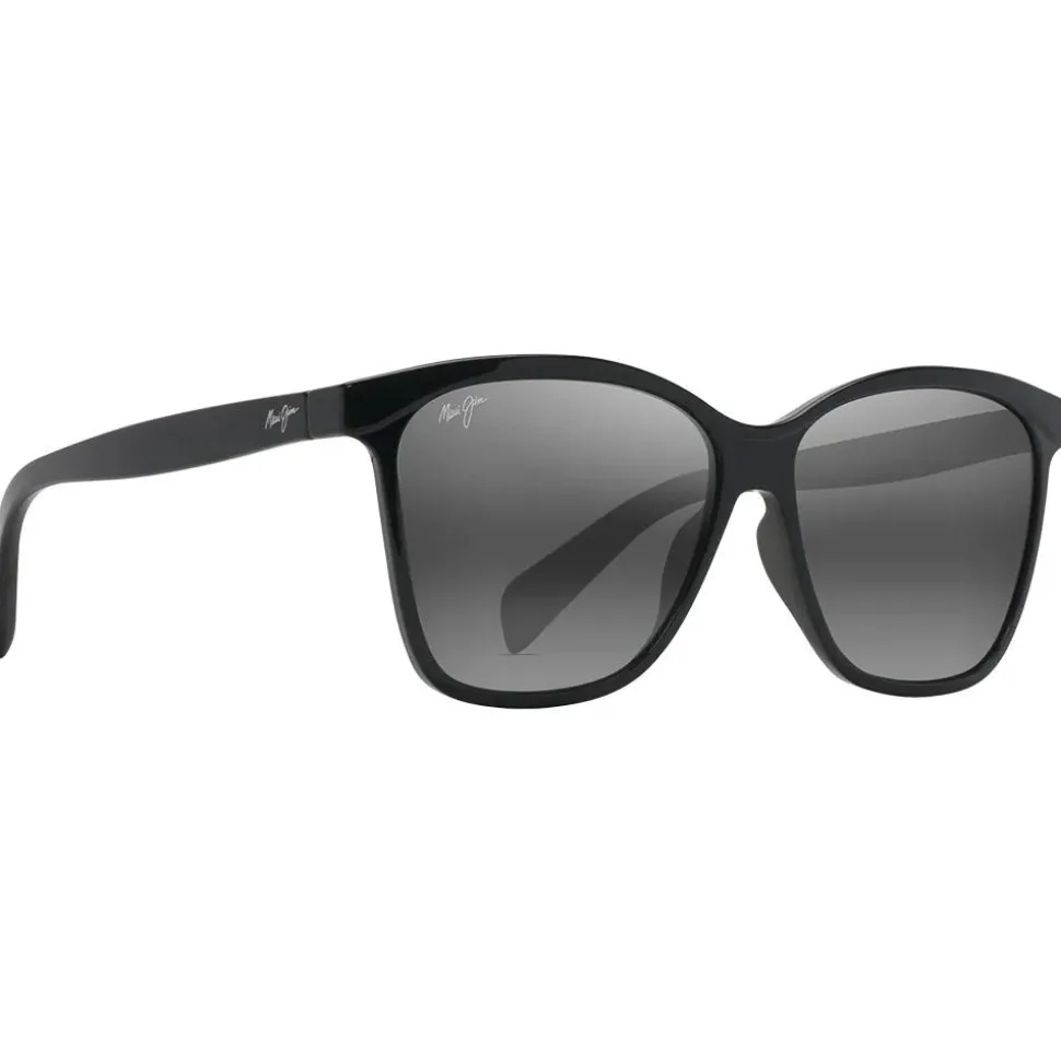 Lunettes de soleil Maui Jim Liquid Sunshine Noir Brillant Gris Neutre MauiPure